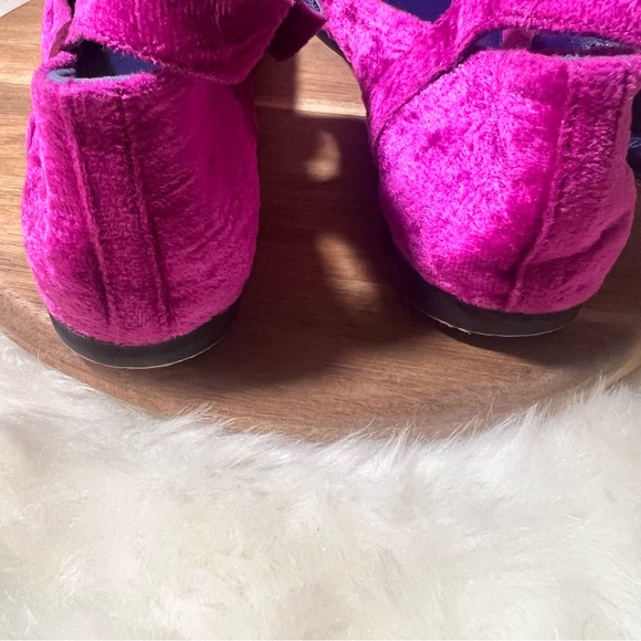 Free People Mystic Mary Jane Velvet Flats with Ankle Strap Size EU 40, US 10 - Picture 5 of 12